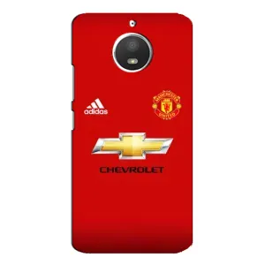 Силиконовые Чехлы принт Футбол на Motorola MOTO E4 (Man United)