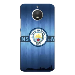 Силиконовые Чехлы принт Футбол на Motorola MOTO E4 (ManCity)