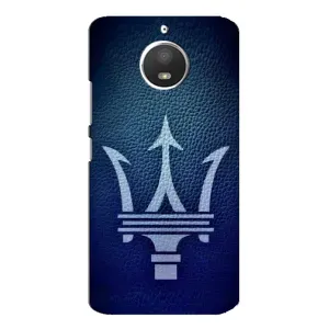 Чехлы с тематикой "Крутые машины" на Motorola MOTO E4 (Лого Maserati)