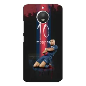 Чехол (TPU) с Футболистом на Motorola MOTO E4 (MBAPPE 10)