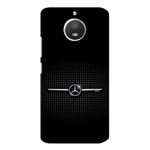 Силиконовый бампер с картинкой машины на Motorola MOTO E4 (Mercedes)
