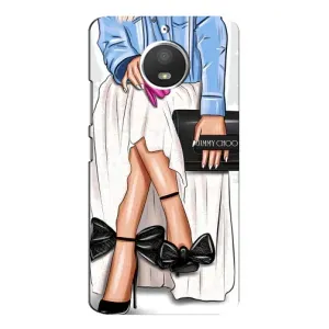 Силіконовый Чохол на Motorola MOTO E4 з картинкой Модных девушек (Мода)