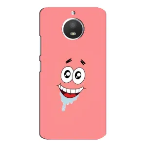 Чехлы с Патриком на Motorola MOTO E4 (Мордочка Патрика)