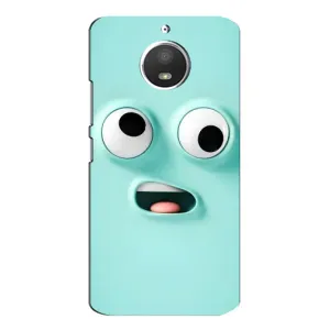Силиконовые Чехлы (смешные стикеры) для Motorola MOTO E4 (Забавное мятное лицо)