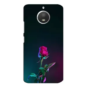 Чехлы с принтом Розочки для Motorola MOTO E4 (Ночная роза)