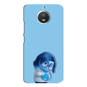 Чехол Головоломка для Motorola MOTO E4 - (AlphaPrint) (Печаль)