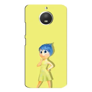 Чехол Головоломка для Motorola MOTO E4 - (AlphaPrint) (Радость)