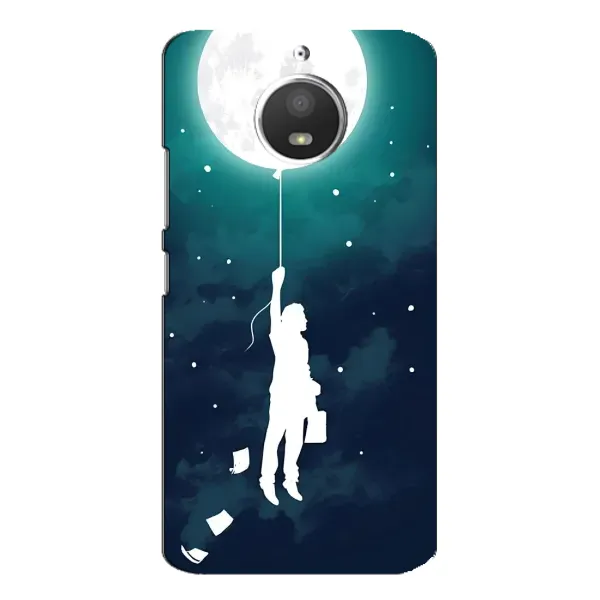 Чехол с рисунком «To The moon» для Motorola MOTO E4 Чехол с рисунком «To The moon» для Motorola MOTO E4