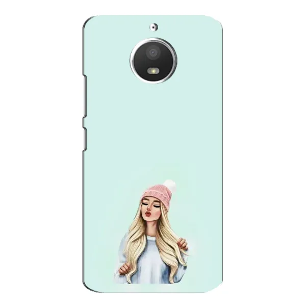 Чехол с рисунком «В шапке» для Motorola MOTO E4 Чехол с рисунком «В шапке» для Motorola MOTO E4