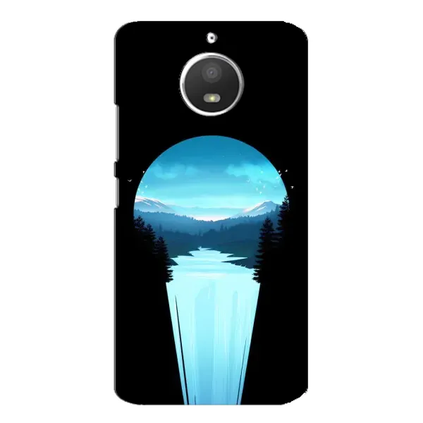 Чехол с рисунком «Синий Водопад» для Motorola MOTO E4 Чехол с рисунком «Синий Водопад» для Motorola MOTO E4