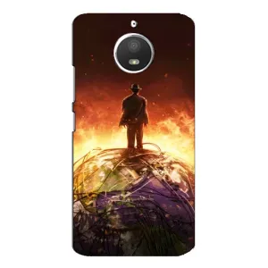 Чехол Оппенгеймер / Oppenheimer на Motorola MOTO E4 (Ядерщик)