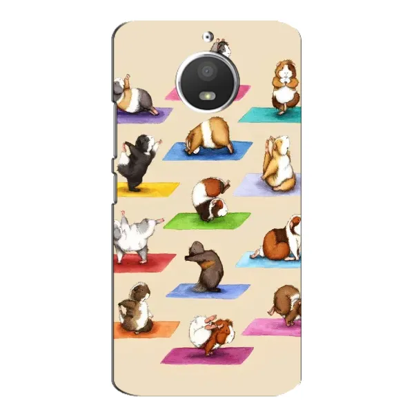 Чехол с рисунком «Ёга свинок» для Motorola MOTO E4 Чехол с рисунком «Ёга свинок» для Motorola MOTO E4