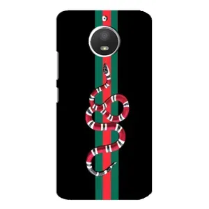 Чехлы Бренд GUCCI для Motorola MOTO E4 (Змей Гуччи)