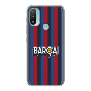 Чехол для Motorola MOTO E40 (Барселона) (BARCA)