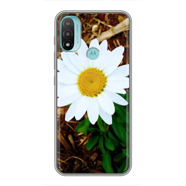 Чехол с рисунком «Белая ромашка» для Motorola MOTO E40 Чехол с рисунком «Белая ромашка» для Motorola MOTO E40