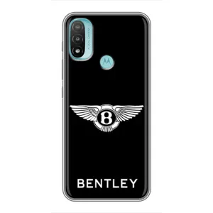 Чехлы с тематикой "Крутые машины" на Motorola MOTO E40 (Logo Bentley)