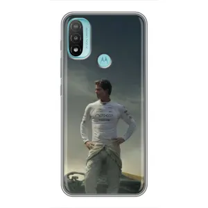Чехол фильм Формула 1 для Motorola MOTO E40 (Бред Питт)