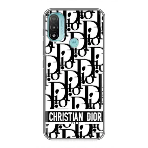 Чехол (Dior, Prada, YSL, Chanel) для Motorola MOTO E40 (Christian Dior)
