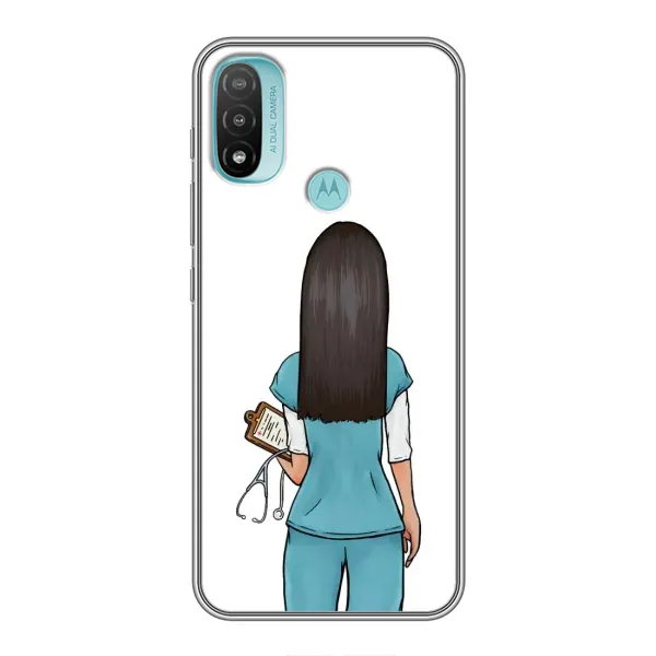 Чехол с рисунком «Доктор» для Motorola MOTO E40 Чехол с рисунком «Доктор» для Motorola MOTO E40