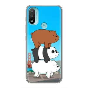 Чохли з Пандами на Motorola MOTO E40 (Друзі)