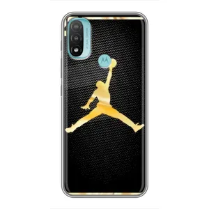 Силиконовый Чехол Nike Air Jordan на Моторола Мото Е40 (Джордан 23)