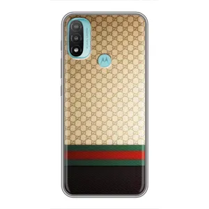 Чохли бренд ГУЧЧІ для Motorola MOTO E40 (Фон Гуччі)