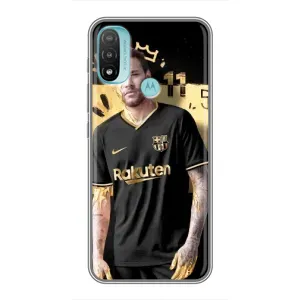 Силиконовый Чехол Motorola MOTO E40 (Gold Neymar)