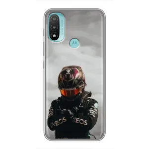Чехол фильм Формула 1 для Motorola MOTO E40 (Хэмилтон 44)
