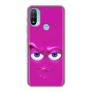 Силиконовые Чехлы (смешные стикеры) для Motorola MOTO E40 (Хитрая мордочка)