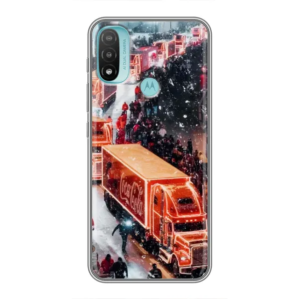 Чехол с рисунком «Кока Кола» для Motorola MOTO E40 Чехол с рисунком «Кока Кола» для Motorola MOTO E40