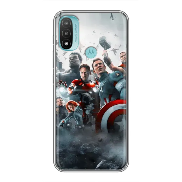 Чехол с рисунком «Команда марвел» для Motorola MOTO E40