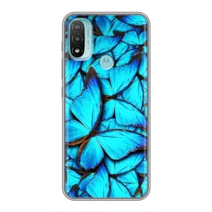 Силіконовий бампер з картинкою звірів для Motorola MOTO E40 (Крила метеликів)