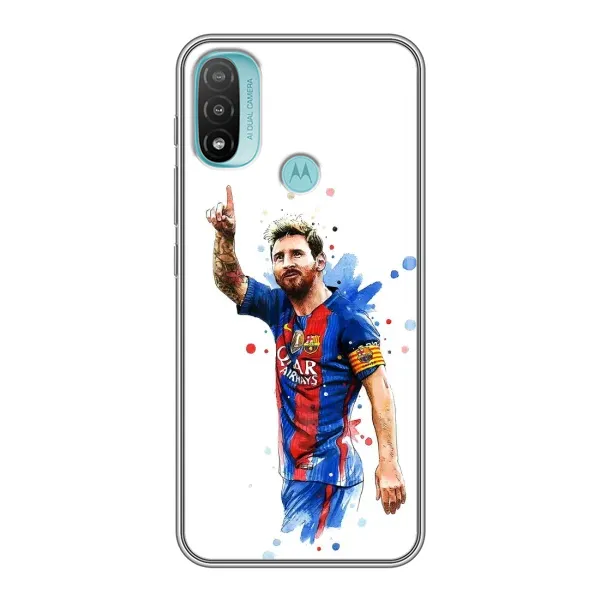 Чехол с рисунком «Leo Messi» для Motorola MOTO E40 Чехол с рисунком «Leo Messi» для Motorola MOTO E40