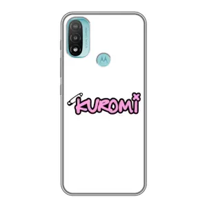Чохол з персонажем Куромі на Motorola MOTO E40 (Лого Куромі)