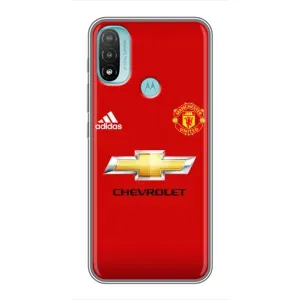 Силиконовые Чехлы принт Футбол на Motorola MOTO E40 (Man United)