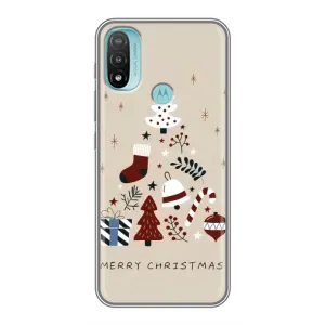 Чохол Санта Клаус для Motorola MOTO E40 (Merry Christmas)
