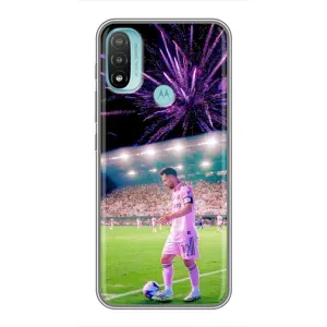 Чехлы Лео Месси в Майами на Motorola MOTO E40 (Месси в Майами)
