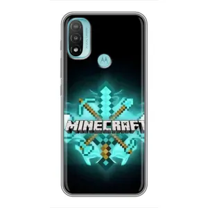Чохол майнкрафт для Motorola MOTO E40 (MineCraft 2)