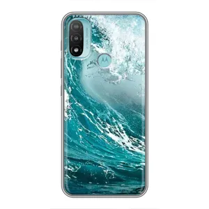 Літній Чохол на Motorola MOTO E40 (Морська Хвиля)