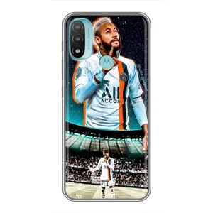 Силиконовый Чехол Motorola MOTO E40 (Неймар ПСЖ)