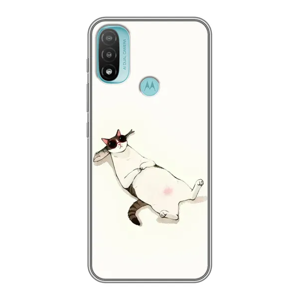 Чехол с рисунком «Отдых» для Motorola MOTO E40 Чехол с рисунком «Отдых» для Motorola MOTO E40