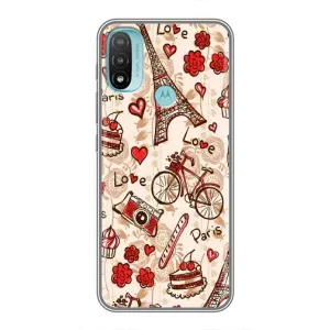 Чохол Ейфелева Вежа на Motorola MOTO E40 (Париж мрія)