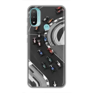 Чехол фильм Формула 1 для Motorola MOTO E40 (Гонки ф1)