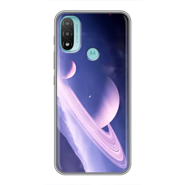 Чехол с рисунком «Планета в космосе» для Motorola MOTO E40 Чехол с рисунком «Планета в космосе» для Motorola MOTO E40