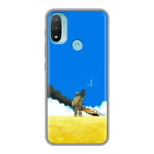 Чехлы на военную тематику для Motorola MOTO E40 (Попадание)