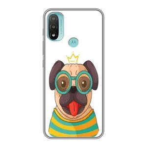 Бампер для Motorola MOTO E40 з картинкою "Песики" (Собака Король)