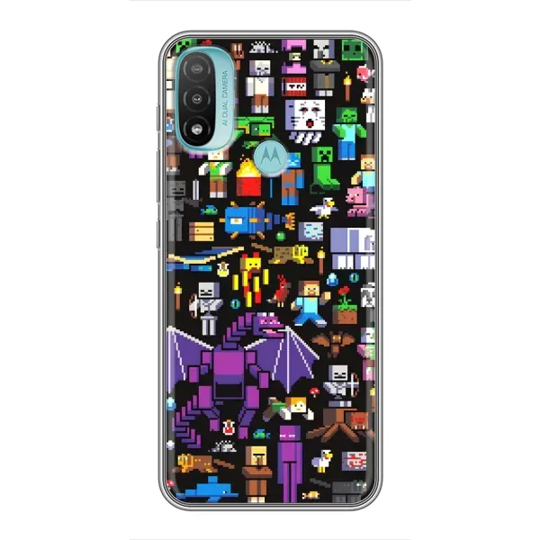 Чехол с рисунком «Все персонажи» для Motorola MOTO E40