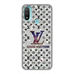 Чехол Стиль Louis Vuitton на Motorola MOTO E40 (Яркий LV)