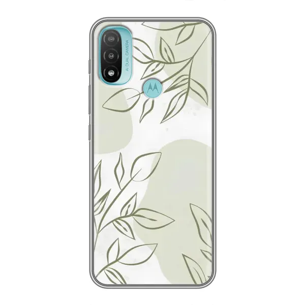 Чехол с рисунком «Зелёный дизайн» для Motorola MOTO E40 Чехол с рисунком «Зелёный дизайн» для Motorola MOTO E40