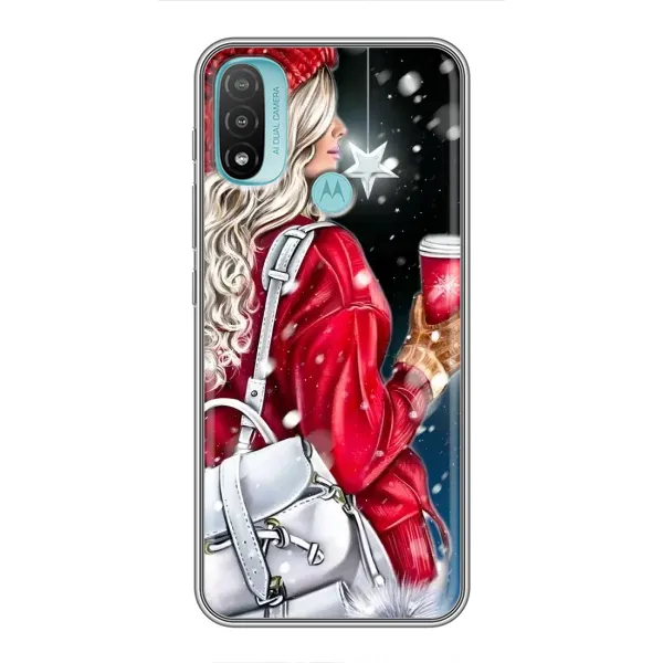 Чехол с рисунком «Зима пришла» для Motorola MOTO E40 Чехол с рисунком «Зима пришла» для Motorola MOTO E40
